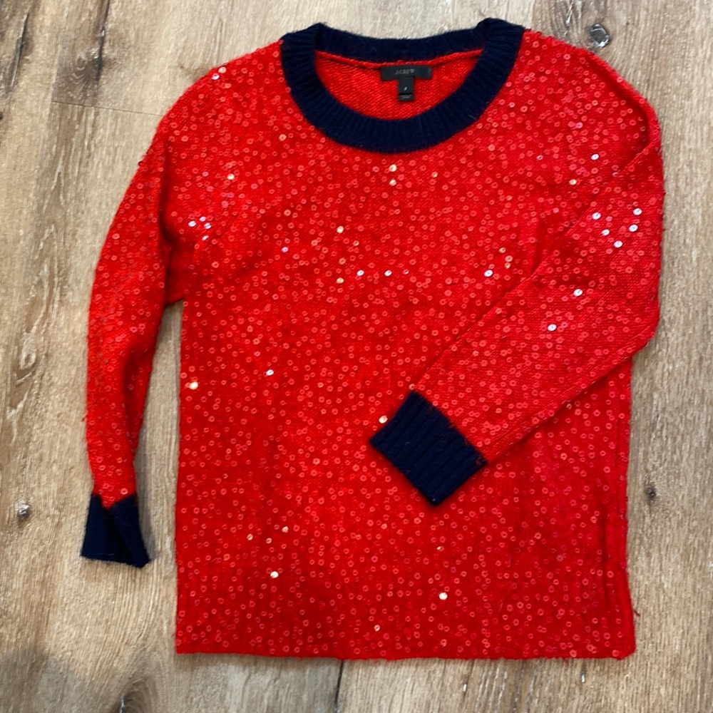 NWOT - sparkling sweater perfect for Fourth of July!